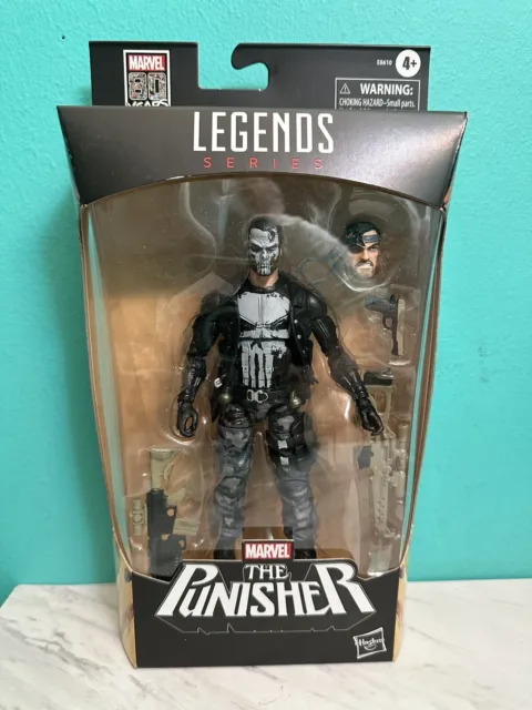 Hasbro Marvel Legends: The Punisher 6” Action Figure 80th Anniversary - New