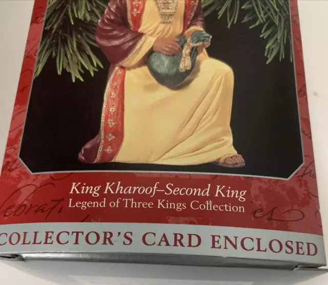 1998 Hallmark King Kharoof #2 Ornament in the Legend of Three Kings Series NIB 3