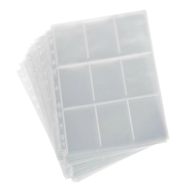 Wallets Album Pages Collection 90 Pockets Trading Gaming Card Sleeves Storage