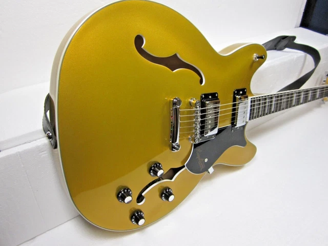Hagstrom Viking Or ~ Justin York ~ Signature + Ceinture + Gigbag 4