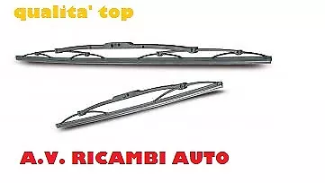 Spazzole Tergicristallo Kit 2Pz Anteriore Per Peugeot 1007 Dal 2005 Al 2011