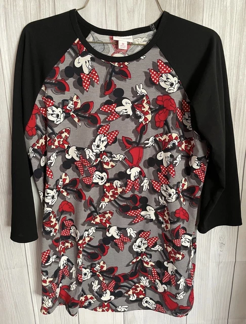 Lularoe Disney Womens T-Shirt Minnie Mouse Size Medium