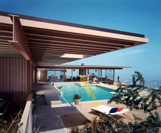 Julius Shulman-Case Study House # 22, Pool-Pierre Koenig 1960-Photo