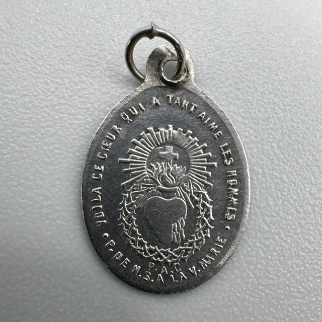 Médaille Zodiacale Vierge En Argent 800 - Signée Joseph Balme - Ancienne - France