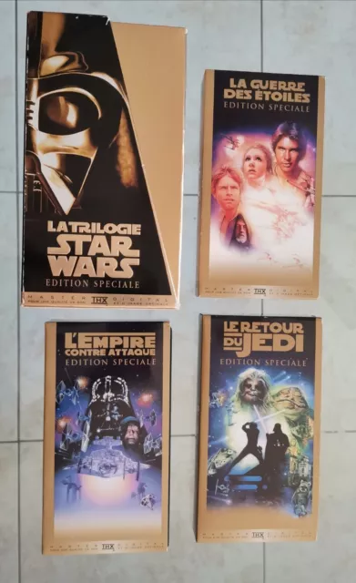 Coffret Cassette VHS  La Trilogie Star Wars  Edition Spéciale FR