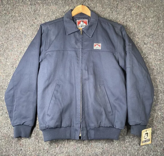 Official Ben Davis Mechanic Jacket Small Quilted Lining Full New Old Stock