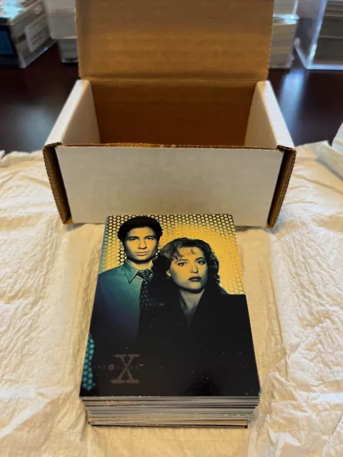 1995 X-FILES SERIES 1 COMPLETE CARD SET DAVID DUCHOVNY 1st SEASON  *EXTRA MINT*