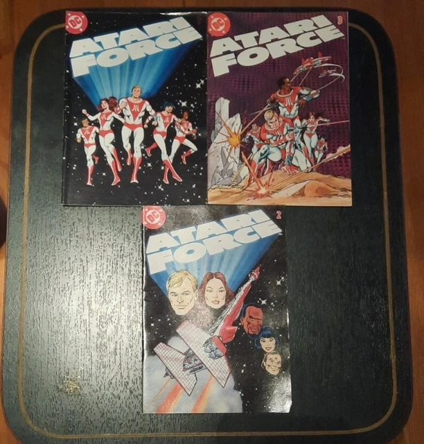 DC Atari Force 1 2 & 3 Mini-Comics Lot  1982 DC Comics Inc. 6.0 - 7.0