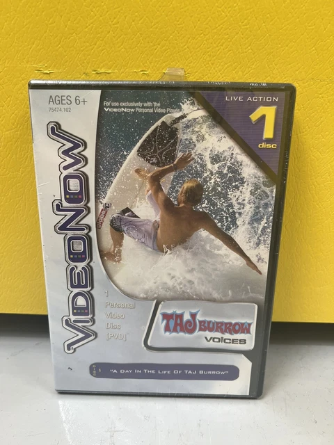 VideoNow Voices A Day In The Life Of Taj Burrow Video Now PVD Brand New Sealed