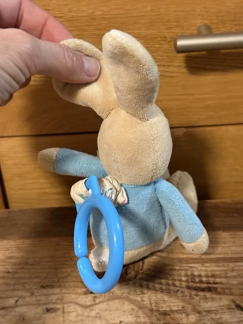 Pitar Rabbit BEATRIX POTTER PETER Rabbit Plush Vibrating Rattle Pull Cord Baby Toy ...