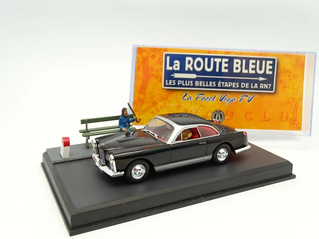 Atlas UH Presse 1/43 – Volvo P1900 Bleue – Miniature Collection – Très Bon état