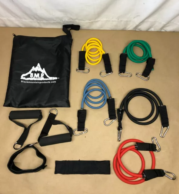 Black Mountain Products Resistance Band Set with Accessories