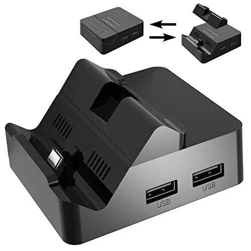 Socle de chargement pour NS Nintendo Switch HDMI TV Dock chargeur Station  Stand