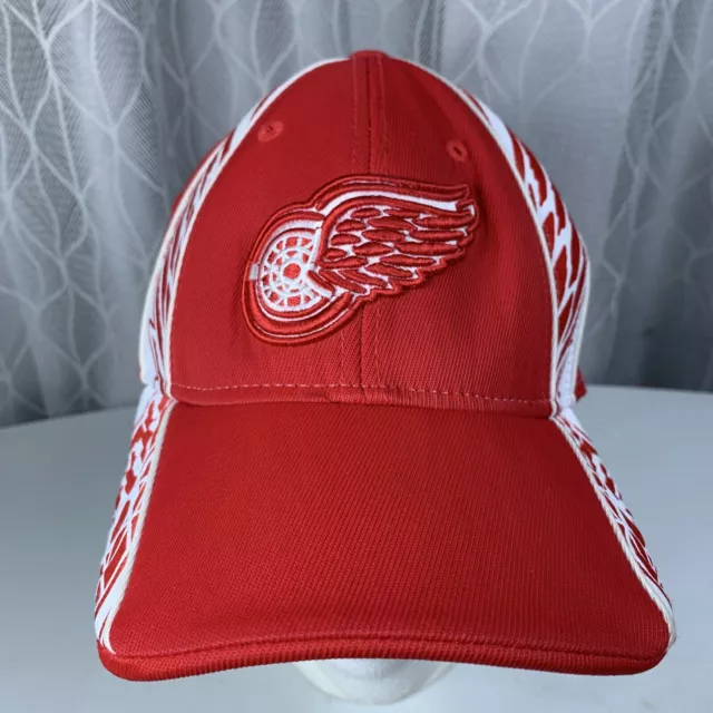 Hat Redwings NHL CCM Hockey Face Off Apparel OSFA EUC