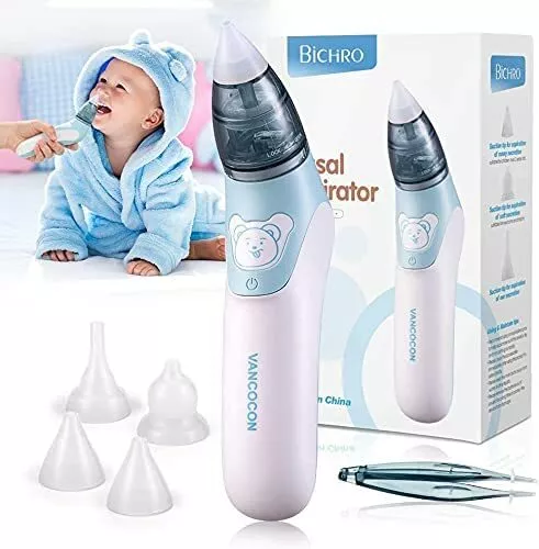 Mouche bébé, Bichiro Aspirateur nasal nettoyeur de nez électrique pour bébé et d