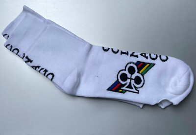 Colnago COPRI SCARPE VINTAGE DA COLLEZIONE COLNAGO TAGLIA UNICA TACTEL BIANCHI 