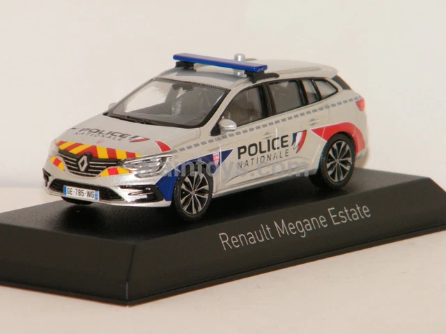 Renault Mégane Police ELIGOR 1/43 - Miniature Zamak - Boîte D'origine