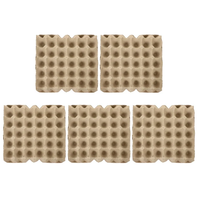 Garneck 30er Eierkarton Aus Pappe – 1-5 Stück, Für Hühner- & Wachteleier, Ostereier & Bastelprojekte, 29,5x29,5x4 Cm