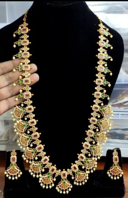 Indian Jewelry Bollywood Bridal New Style Party Wear Necklace FASHION Set MA 408