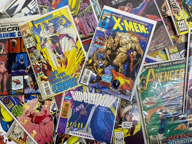 HUGE COMIC BOOK LOT of 40 MIXED MARVEL IMAGE DC INDIES + Look 4 Autos