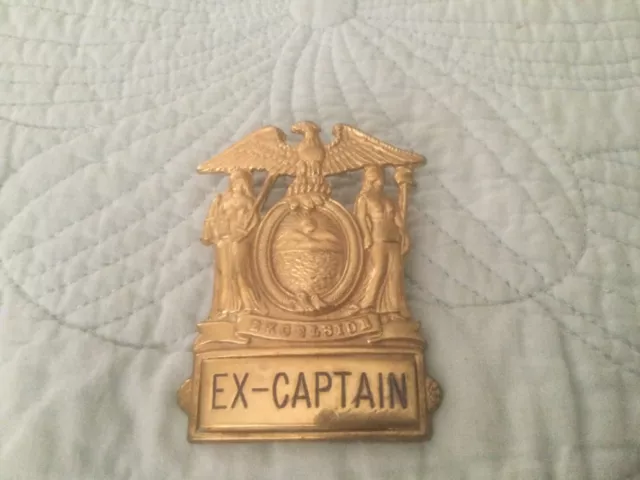New York State Excelsior Ex-Captain Badge