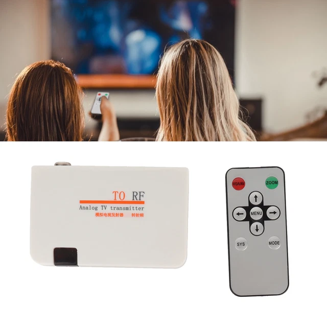 HD Multimedia Interface To RF Adapter Converter With Remote Control 100‑240V EOM