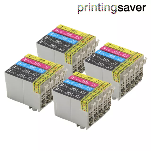 Lot Ink Cartridges Non-oem For Epson WorkForce WF-2520NF WF-2630WF WF-2750DWF