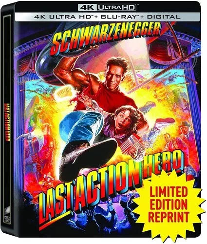 Last Action Hero [New 4K UHD Blu-ray] Ltd Ed, With Blu-Ray, Steelbook, 4K Mast