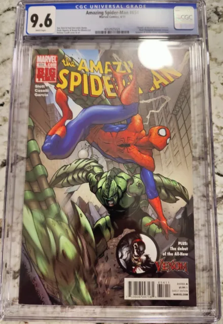 Amazing Spider-Man 654 CGC 9.6 1st Flash As Venom Marvel 4/11 New Case W/Qr Code