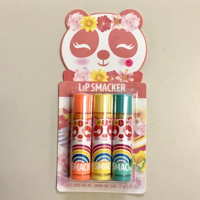 Lip Smacker Spring Panda Lip Balm Trio