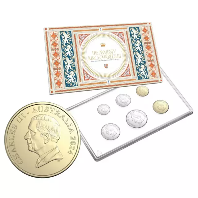 2024 ROYAL AUSTRALIAN Mint Six Coin Set His Majesty King Charles III