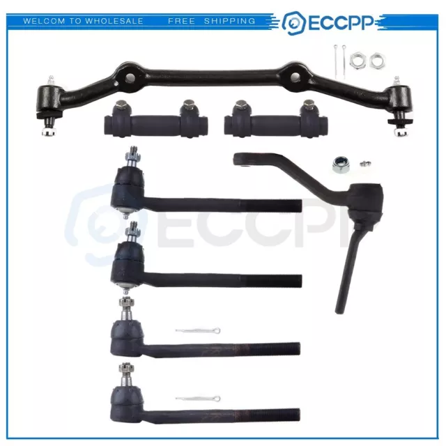 Tie Rod End Adjusting Sleeve Center Link Kit For 1996 97-2003 Chevrolet S10 RWD