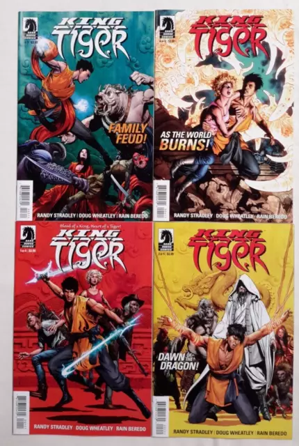 🔥King Tiger #1-4 Complete Lot*W/2 3*Dark Horse Comics, 2015*Randy Stradley*
