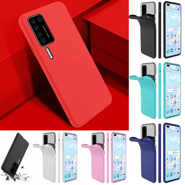 Case For Huawei P40 Lite Pro Soft Ultra Slim Shockproof Silicone TPU Matte Cover