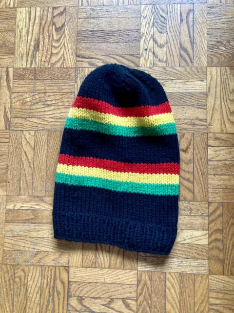 Berretto in lana colori rasta / jamaica bob marley / woolbeanie cap rastafari