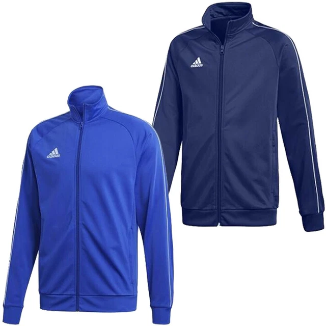 Adidas Giacche Tracciate Ragazzi Bambini Core 18 Allenamento Calcio Giacca Con Cerniera Top
