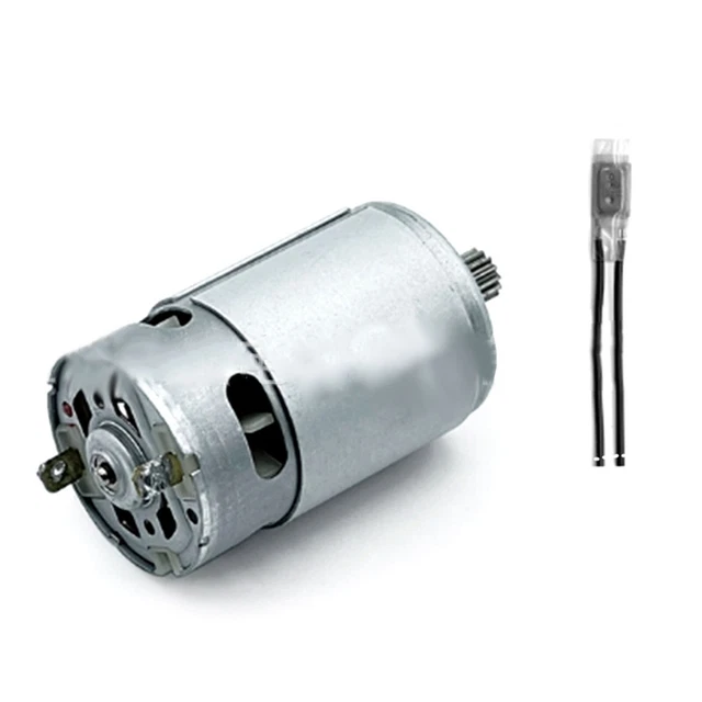 Moteur électrique 12 Dents Pour Outil Bosch 14,4 V – Modèle RS550, Dimensions 57x37 Mm – Diamètre Engrenage 8,8 Mm – Pour Réparation, Remplacement
