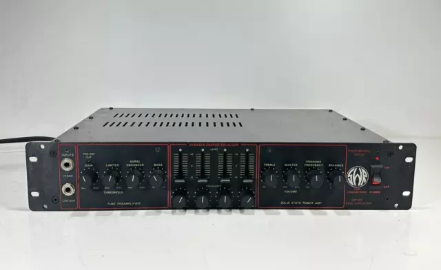 SWR SM-400 ~ Hybrid Bass Amplifier Head ~ 400W Power Rate ~ Rackmount