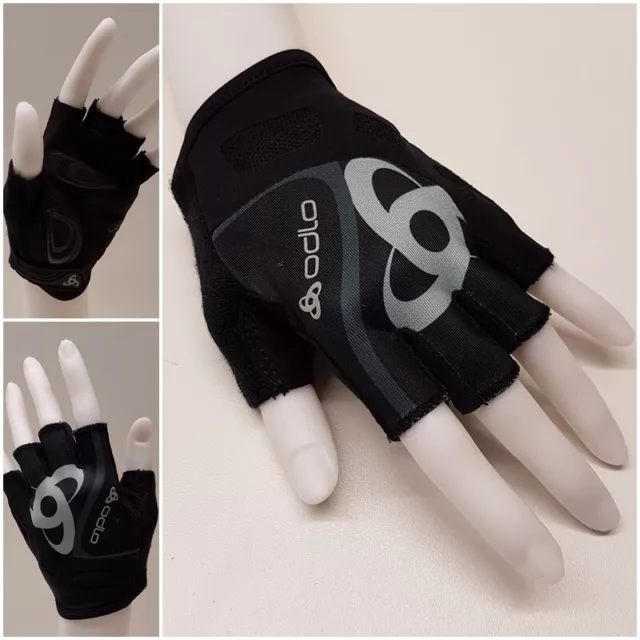 odlo Light Fahrrad Handschuhe Damen Herren Kinder Gloves Multisport schwarz O126