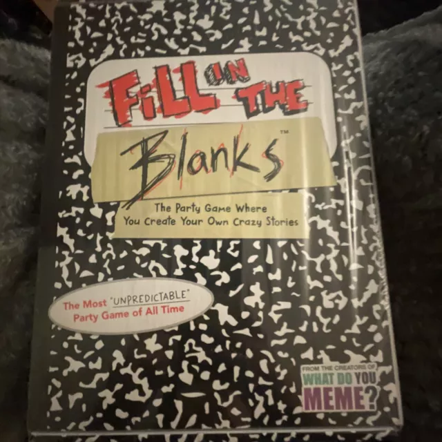 Fill In The Blanks- The Party Game Where You Create Your Own Crazy