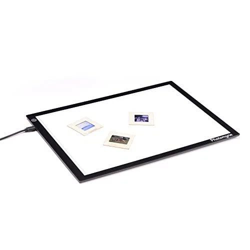 Slide Viewer Light Box | Light Pad Backlight | A4 Negative Viewer | Film Negati