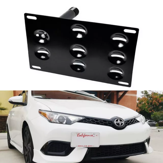 JDM FRONT LICENSE Plate Side Relocation Mounting Bracket For 2016