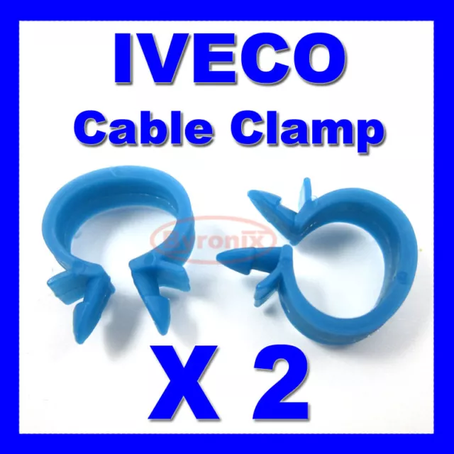 IVECO CABLE PIPE CLAMP WIRES WIRING LOOM HARNESS CLIP HOLDER 14mm