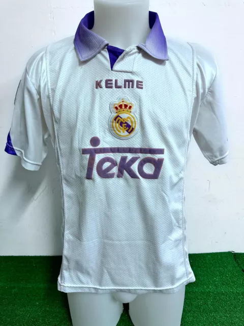 Maglia Real Madrid No Match Worn Issue Shirt Jersey Camiseta Vintage 1997/1998