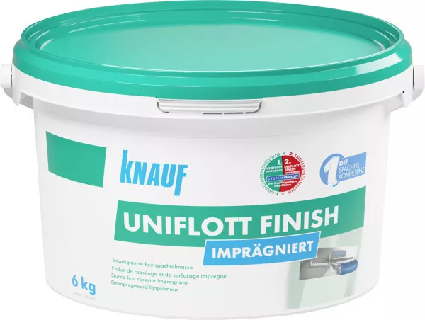 Knauf Uniflott Finish Spachtelmasse imprägniert 6 kg