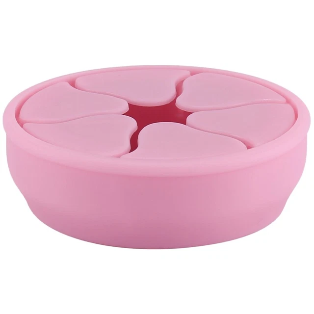 Raccoglitore Rifiuti Vinile - Accessorio Fai Da Te Per Silhouette E HTV - Design A Petalo Con Ventosa - Rosa - Foto 8