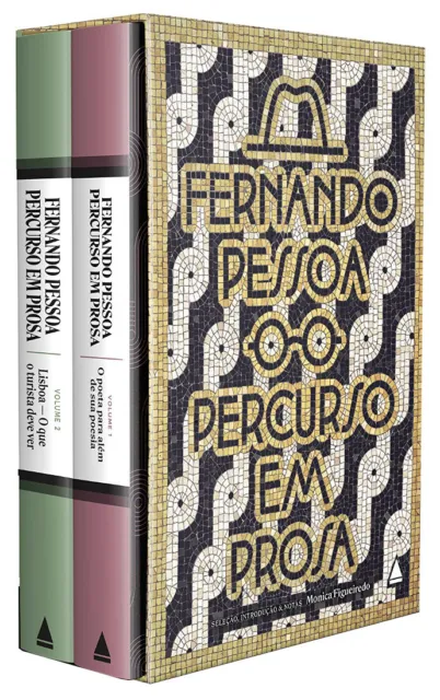 BOX FERNANDO PESSOA PERCURSOS EM PROSA 2x Livros LP Não-Ficção CAPA DURA LACRADO