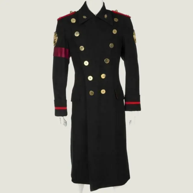 New Black Michael Jackson Wool Trench Coat Jacket, Trench frock coat mens