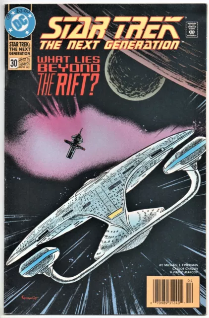 Star Trek The Next Generation #30. Friedman / Garzon. Newsstand Dc 1992. 7.5