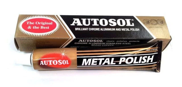 AUTOSOL Metal Polish Cream Ripristina Superfici Detergente per Cromo Non...